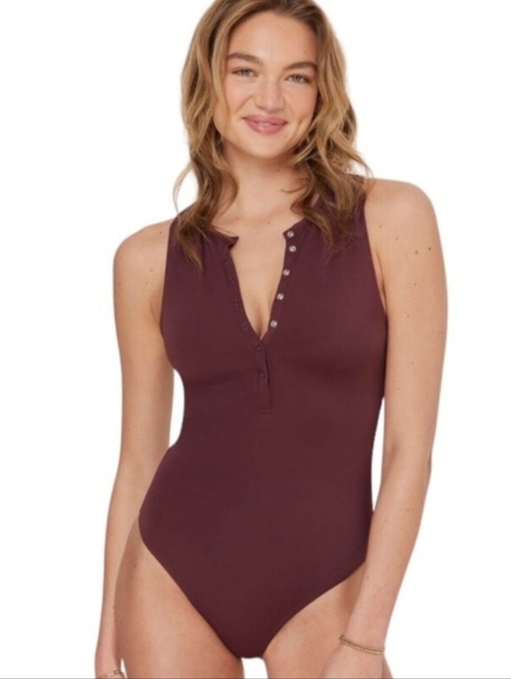 Andie The Malibu Swimsuit Maroon